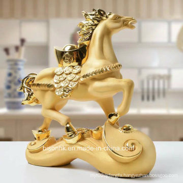Resin Craft, Resin Horse for Office Decoration